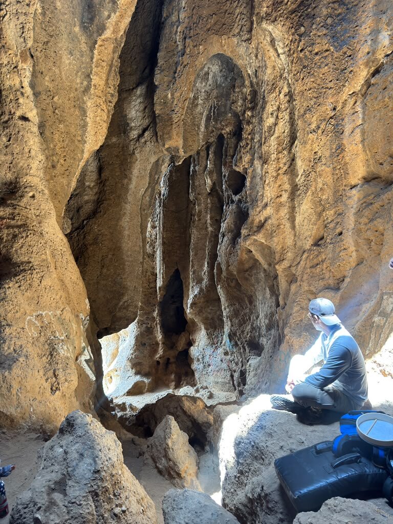 Contemplation in the cave